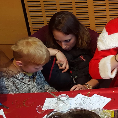 Atelier créatif sur le thème de Noël