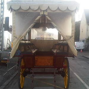 Calèche omnibus en bois