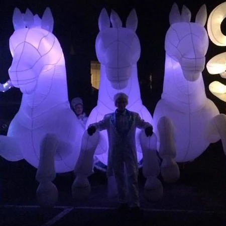 Chevaux gonflables