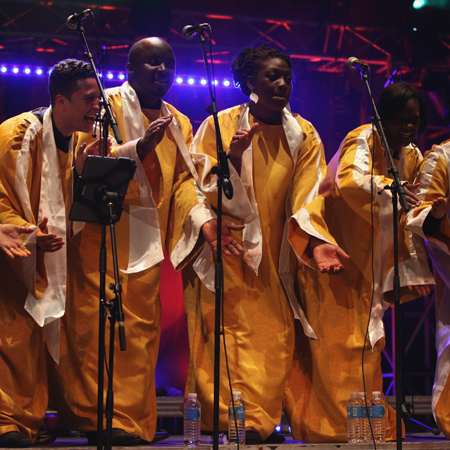 Spectacle Gospel dans votre marché Noël