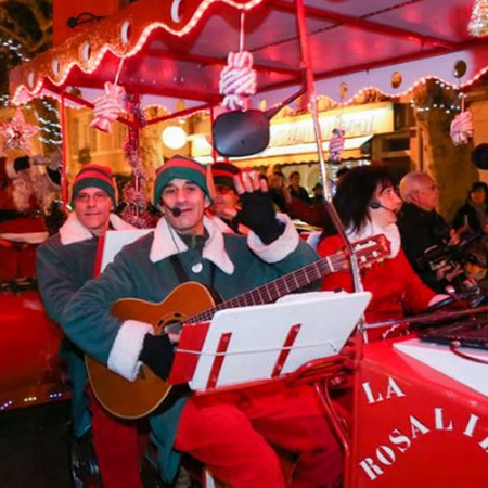 Le traineau musical du père Noël