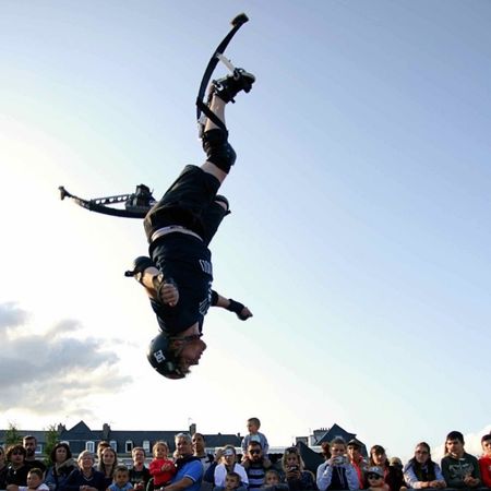 Les échassiers acrobatiques