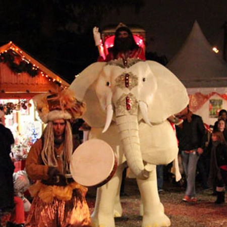 les machimous et son éléphant