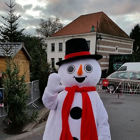 Sosie de mascotte de Noël