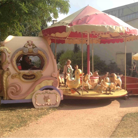 Petit carrousel Barbe à papa