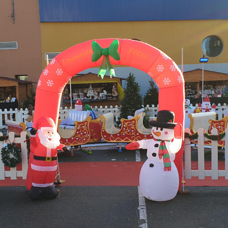 Manège petit train Noël