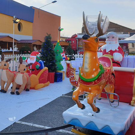 Manège petit train Noël